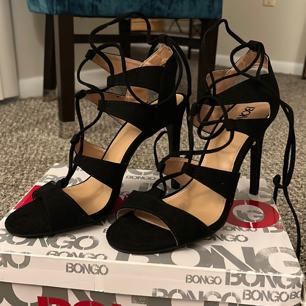 Black heels